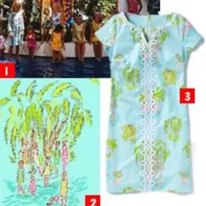 Lily Pulitzer Orginals dress. Featured in Vanity Fair.
